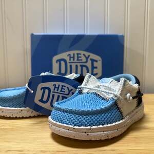 Hey Dude Toddler Wally Cloud Blue Stretch Sox